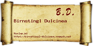 Birnstingl Dulcinea névjegykártya